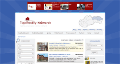 Desktop Screenshot of byty.reality-kezmarok.eu